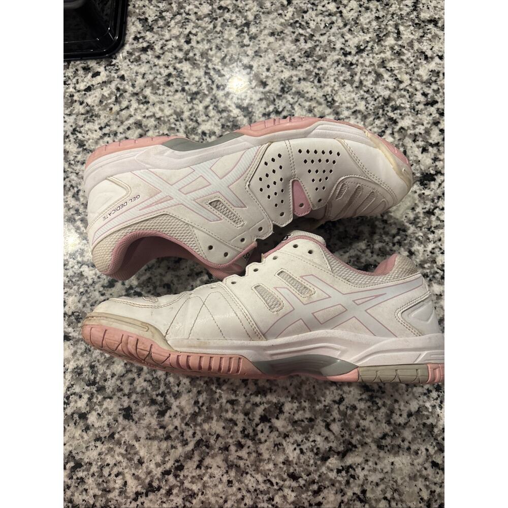 Asics Gel Dedicate Running Cross Training Sneakers Women's 7.5 White E557Y